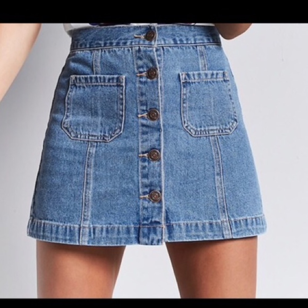 Denim skirt